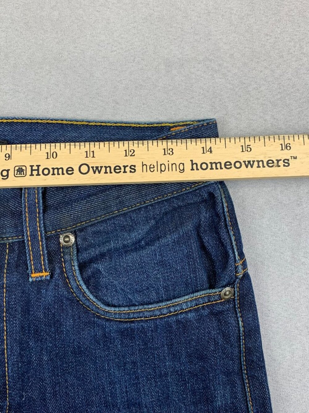 Nudie Jeans Men Pants 28 Dark Blue Selvedge Denim Thin Finn Organic Cotton 28x32 - Picture 7 of 14
